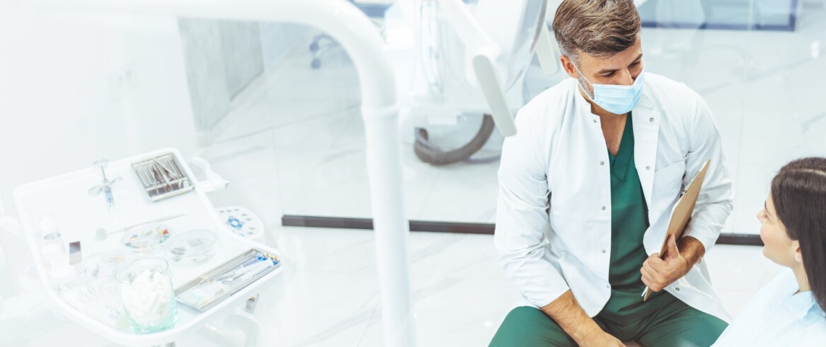 Zubar i njegov pacijent.  